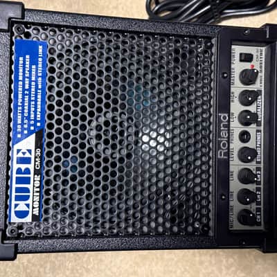 Roland CM-30 Cube Monitor 3-Channel 30-Watt 1x6.5" Combo 2004 - Present - Black image 2