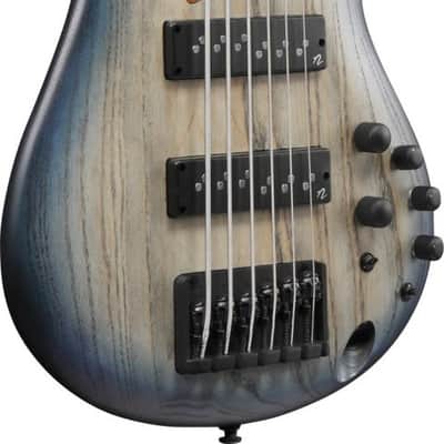 Ibanez SR606E-CTF SR Electric Bass 6-String - Cosmic Blue Starburst Flat image 17