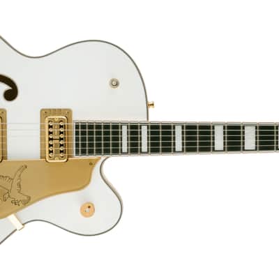 Gretsch G6136T-MGC Michael Guy Chislett Signature Falcon with Bigsby, Ebony Fingerboard, Vintage White Model #: 2401635805 image 1