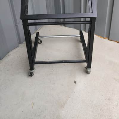 20U (12+8U) Rolling Mixer DJ Rack image 1