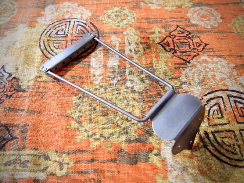1940s-1960s Harmony Kay Regal Gretsch Oscar Schmidt Trapeze Tailpiece Authentic Vintage Part image 1
