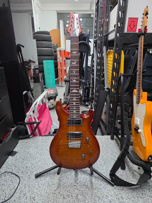 PRS SE Custom 24 7-String 2012 - 2014 - Vintage Sunburst image 1