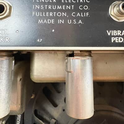 1964 Fender Concert Amp Vintage 4x10 Pre-CBS Blackface FEIC Tube Guitar Combo Amplifier image 6
