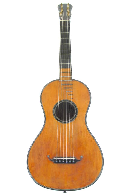 Early French romantic guitar 1815 by Pons Jeune - Rene Lacote was taught by Pons - check video! image 1