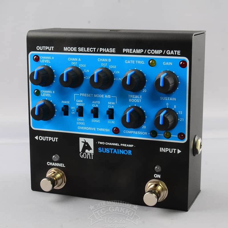 GOAT SUSTAINOR アダプター付き GOAT BLUE SERIES SUSTAINOR(w/AC Adaptor) | Reverb