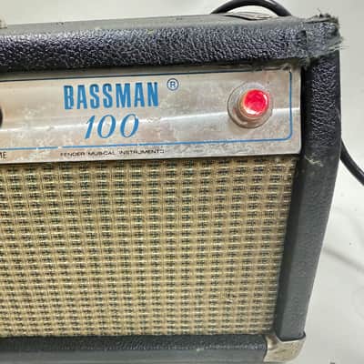 Fender Bassman 100 2-Channel 100-Watt Guitar Amp Head 1972 - 1976 - Silverface image 6