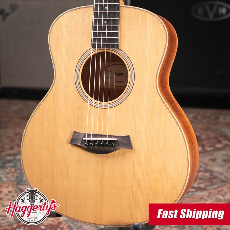 Taylor GS Mini-e LTD Acoustic/Electric Guitar - Figured Koa with Gig Bag image 1