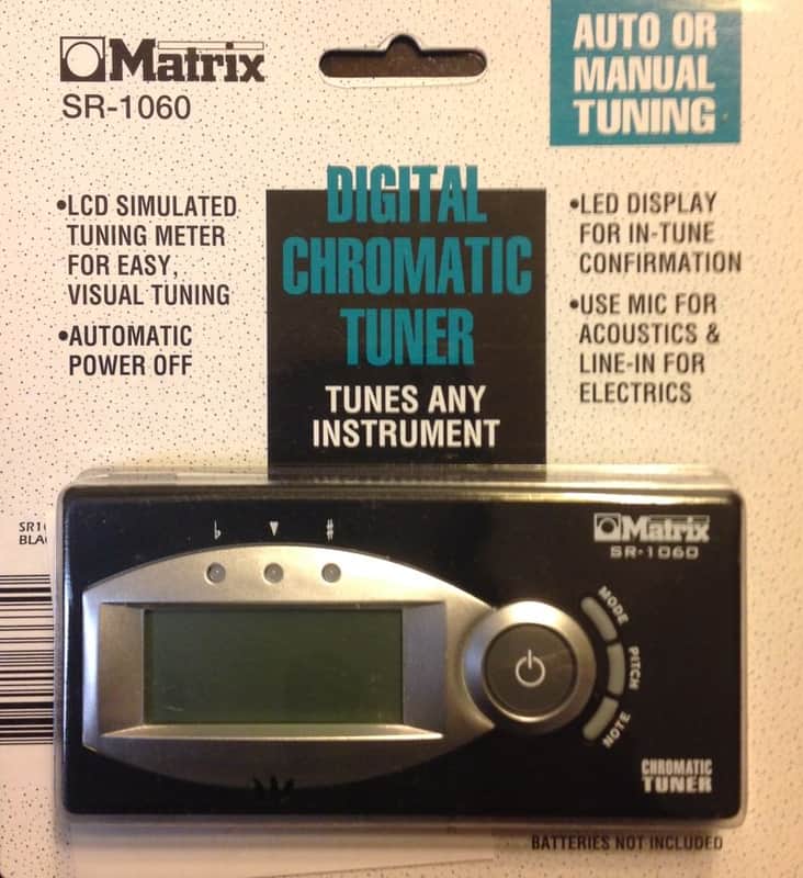 New Matrix SR-1060 Digital Chromatic Guitar Tuner image 1