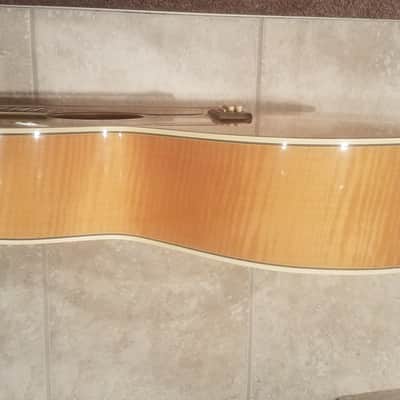 1977 Takamine F-395MS Jumbo 12-string. 'Lawsuit' copy of the Guild F412. image 7