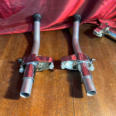 Rogers BIG R Bass Memriloc Drum Spurs and Brackets Late 1970s-80s CLEAN image 3