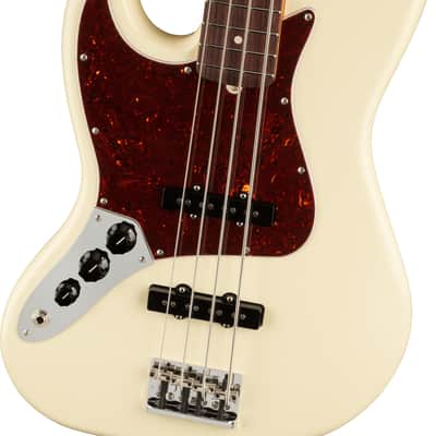 FENDER - American Professional II Jazz Bass Left-Hand  Rosewood Fingerboard  Olympic White - 0193980705 Bild 3