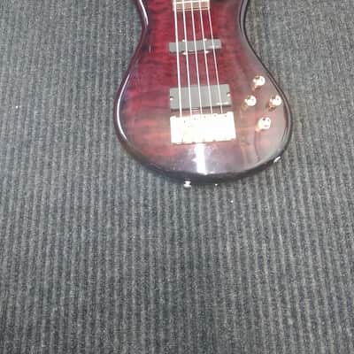 Spector 5 String Bass ? Burgundy image 4