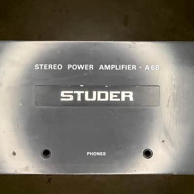 Studer A 68 Stereo Amplifier image 3