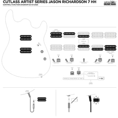 Ernie Ball Music Man Jason Richardson Signature Cutlass HT 6 (2025) - Kokiri Forest image 9