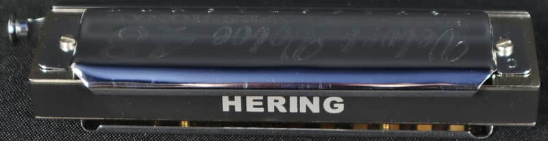 Hering Velvet Voice 48 Chromatic Chrome Harmonica Key of C | Reverb