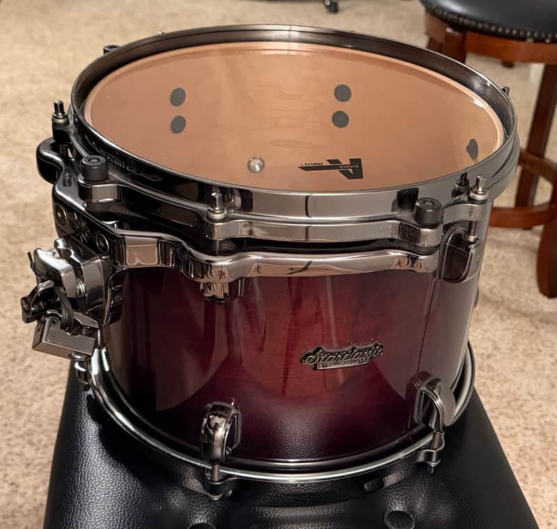 Tama Starclassic Maple 12x9" Tom - Dark Mocha Burst with Black Nickel Hardware image 1