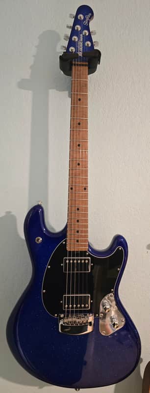 2022 Ernie Ball Music Man Stingray RS - Pacific Blue Sparkle - Sweetwater Exclusive image 1