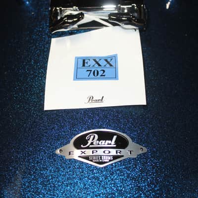 Pearl EXX22x18B/C702 Bass Drum Electric Blue Sparkle image 2