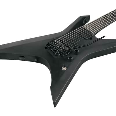Ibanez XPTB720-BKF Iron Label Xiphos Electric Guitar 7-String - Black Flat image 3