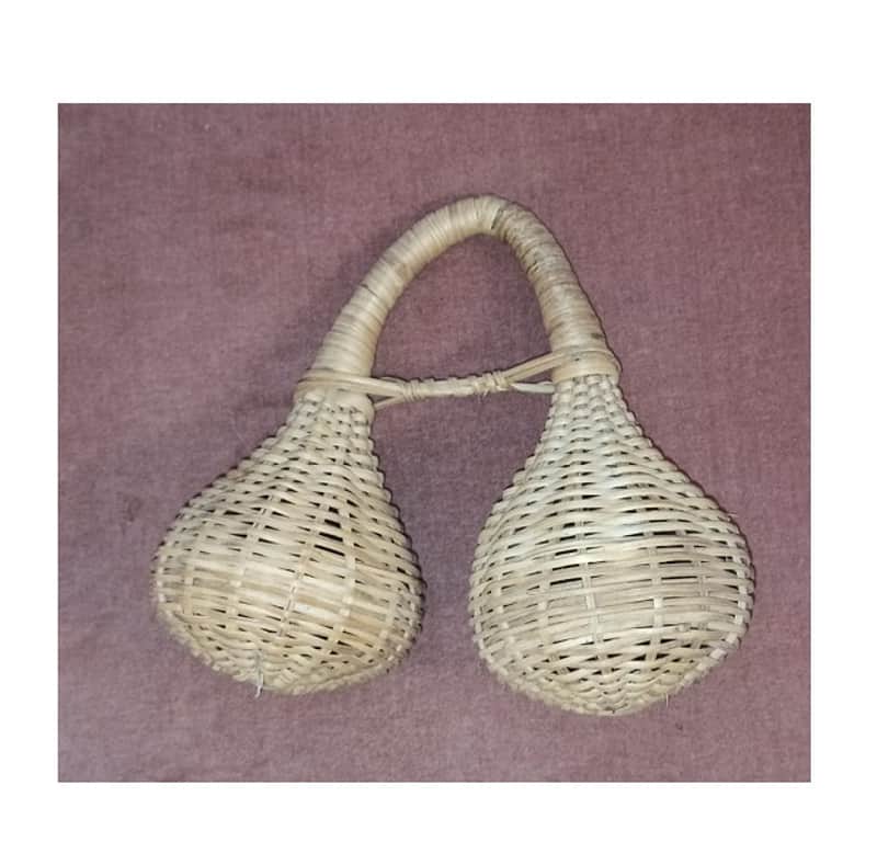 ETHNO 2241DM - Double rattan Caxixi image 1