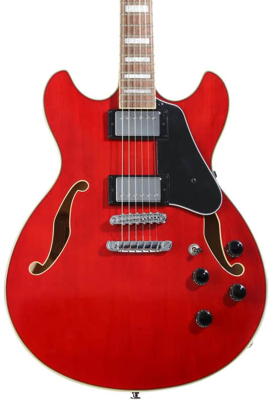 Ibanez Artcore AS73 Semi-Hollow Electric Guitar - Transparent Cherry Red image 1