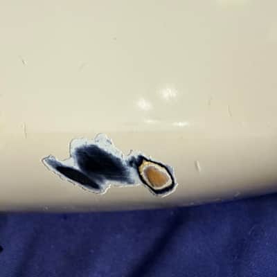 1977 Fender Stratocaster USA Olympic White All Original S7 Serial Vintage Hard Case image 17
