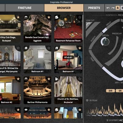 Inspired Acoustics Inspirata Immersive Edition Reverb Workstation Software (Upgrade From Personal Edition, Download) image 16