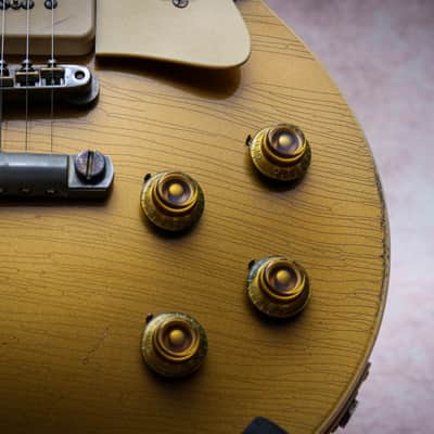 GIBSON USA Custom Shop 56 Reissue Les Reissue Paul Murphy Lab Hvy Aged "Goldtop" (2026) image 10