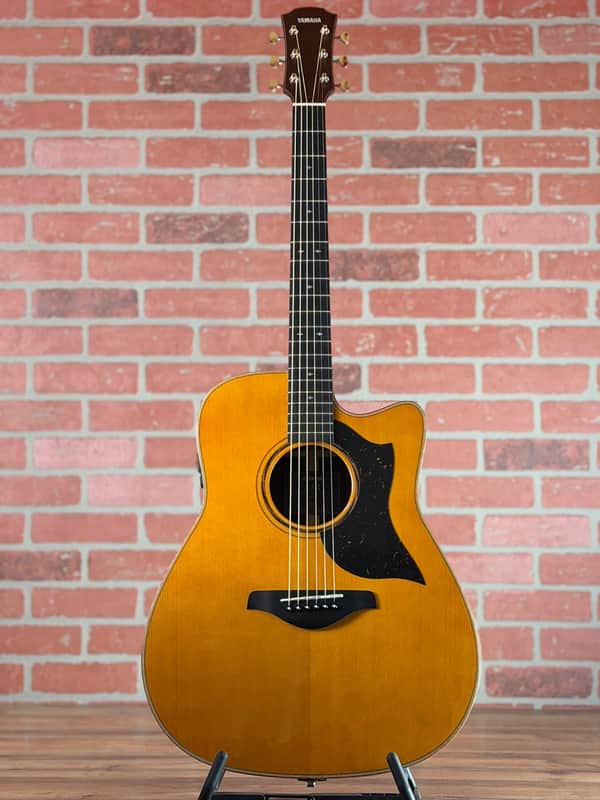 Yamaha AC5M ARE Concert Cutaway Acoustic-electric Guitar - Vintage Natural image 1