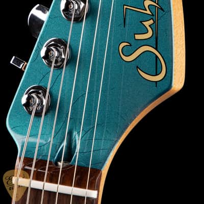 2024 - Suhr Eddie's Guitars Exclusive Roasted Classic JM Antique - Ocean Turquoise Metallic image 7