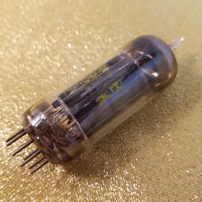 Tung-Sol etc. Matched Pair (2) black plate 6CG7 tNOS AT1000 TESTED Vacuum Tubes dual triode 1954-1960 image 22