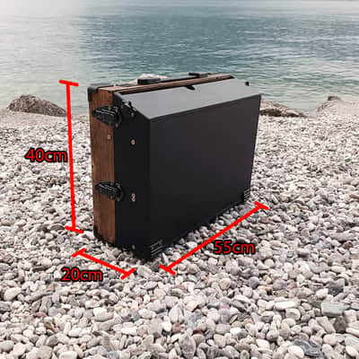 12U 98hp Flight Handlebag Eurorack Powered Case, modular synthesizer image 3