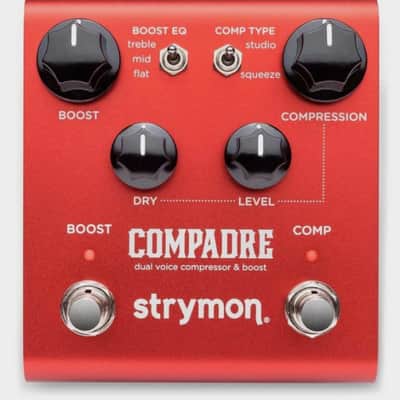 Strymon Compadre Dual Voice Compressor & Boost 2020 - Present - Red image 1