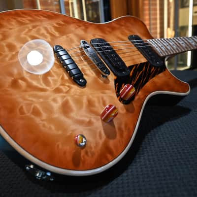 Powers Electric A-Type Select Quilt Maple FF42 Hard Tail - Pale Ale #B293 image 4