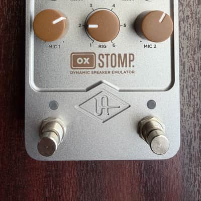 Universal Audio OX Stomp Dynamic Speaker Emulator 2023 - Present - Silver image 2