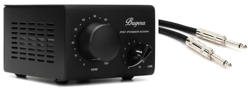 Bugera PS1 Passive 100-watt Power Attenuator  Bundle with Hosa SKJ-603 Speaker Cable - 1/4 inch TS to 1/4 inch TS - 3 foot image 1
