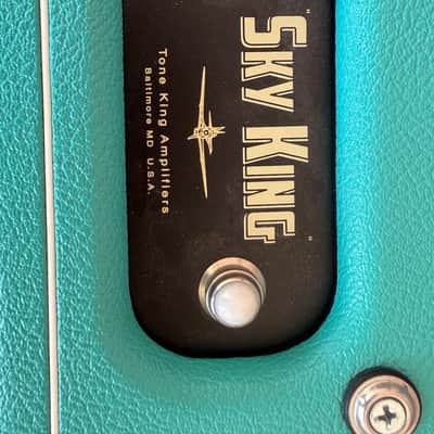 Tone King Sky King 2-Channel 35-Watt 1x12" Guitar Combo 2018 - Present - Turquoise - !st Run image 5