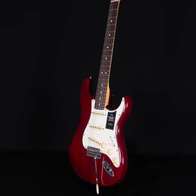Fender Player II Stratocaster, Rosewood FB, Chambered Mahogany, Transparent Cherry Burst image 6