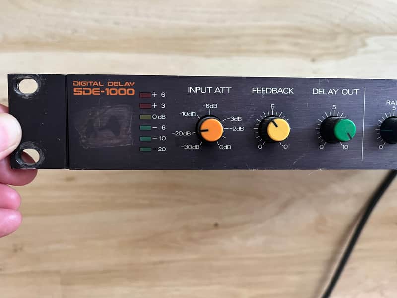 Roland SDE-1000 Digital Delay 1980s - Black image 1