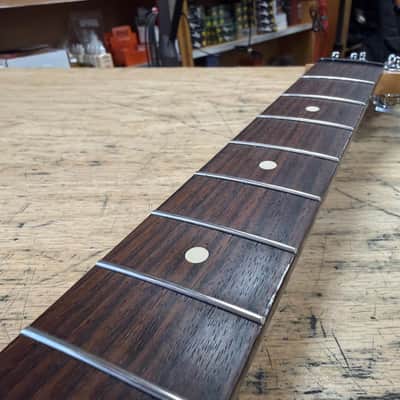 Used Warmoth GN-W Modern Tiltback 59 Roundback Electric Guitar Neck and Tuners image 6