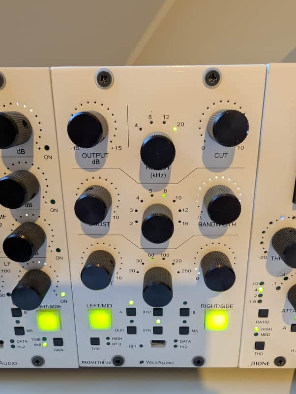 WesAudio _Prometheus 500 Series Stereo Equalizer Module 2020 - Present - White image 1