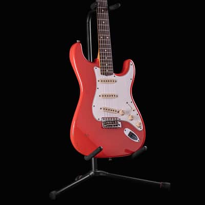2010 Fender Custom Shop Masterbuilt Yuriy Shishkov 1960 Stratocaster Fiesta Red Relic MusicMesse NAMM NOS One Off Abigail Ybarra Hand-Wound image 14