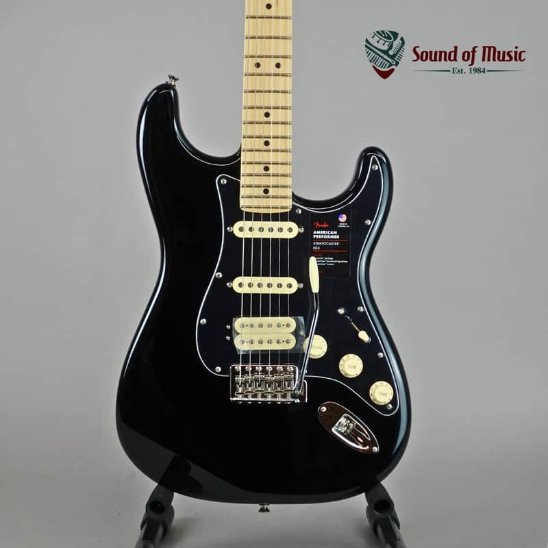 Fender American Performer Stratocaster HSS, Maple Fingerboard - Black (Used)