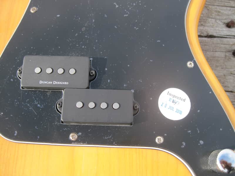 Fender Squier Precision Bass Body 2010 Natural/Amber | Reverb Finland