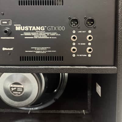 Fender Mustang GTX100 100-Watt 1x12" Digital Modeling Guitar Combo 2020 - Present - Black image 3