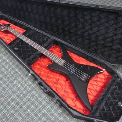 1990s BC Rich Platinum Series Stealth Bass Black! w/B.C. Rich Coffin Case image 9