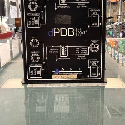 ART DPDB Dual Passive Direct Box 2009 - Present - Black image 1