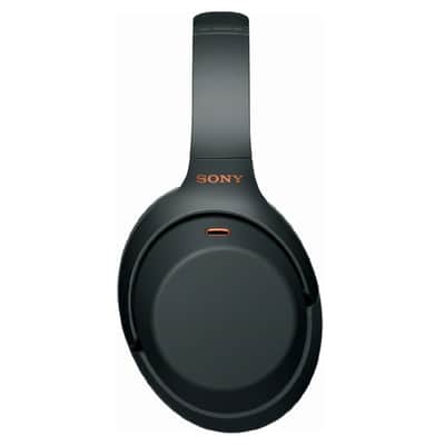 Sony WH1000XM3 Wireless Noise Canceling Over Ear Headphones, Black (WH-1000XM3/B) with with FiiO A1 Silver Portable Amp and 3.5mm TRRS Audio & Microphone Cable image 5