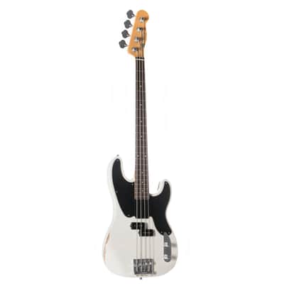 Fender AS Mike Dirnt Road Worn P-Bass RW White Blonde - 4-String Electric Bass image 1