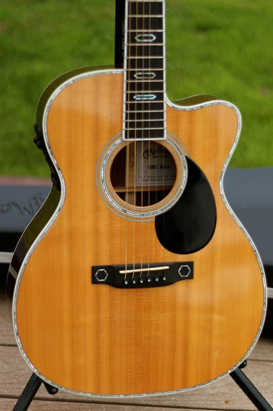 2007 Martin OMC Aura Acoustic Electric OM Guitar - 41 & 45 Style